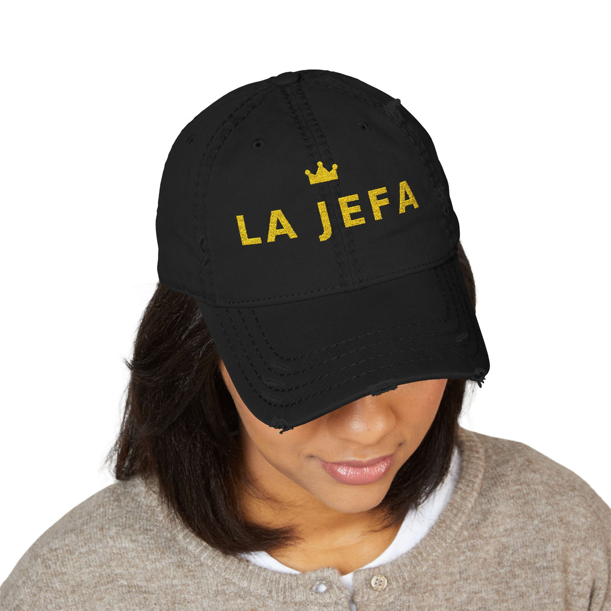 La Jefa Hat, Latina Boss Embroidered Dad Hat, Queen Latina Cap, Regalo para Jefa