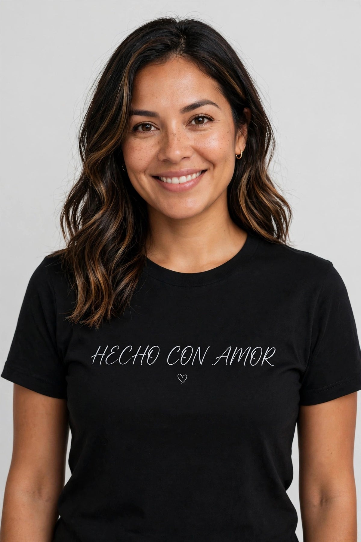 Hecho con Amor Shirt, Minimalist Spanish T-Shirt, Made with Love Tee, Latina Gift