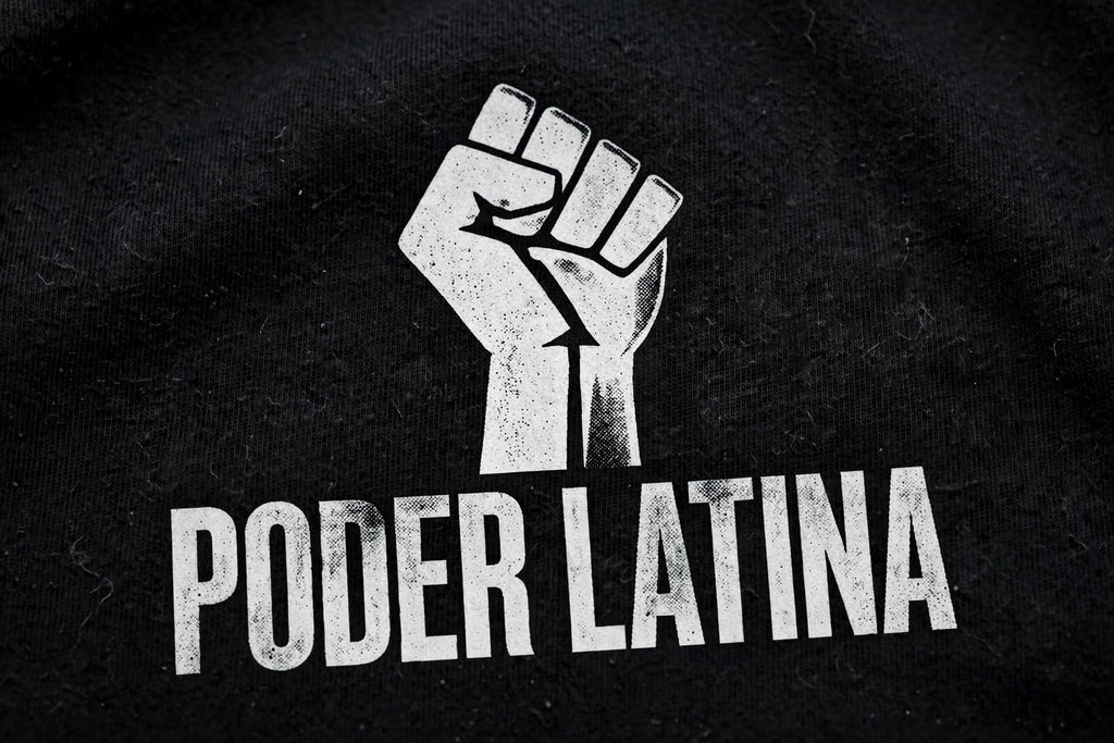 Poder Latina Shirt, Latina Power Fist T-Shirt, Feminist Latina Tee, Empoderamiento Shirt