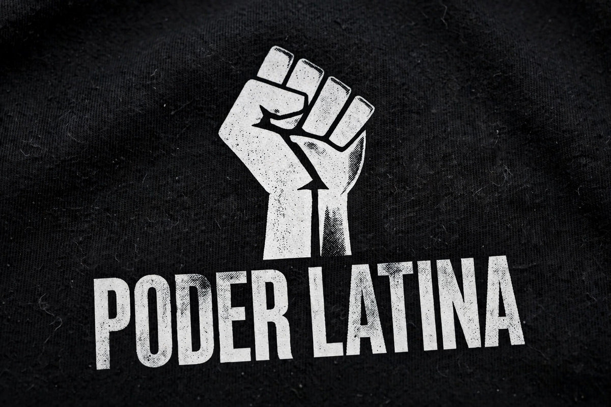 Poder Latina Shirt, Latina Power Fist T-Shirt, Feminist Latina Tee, Empoderamiento Shirt