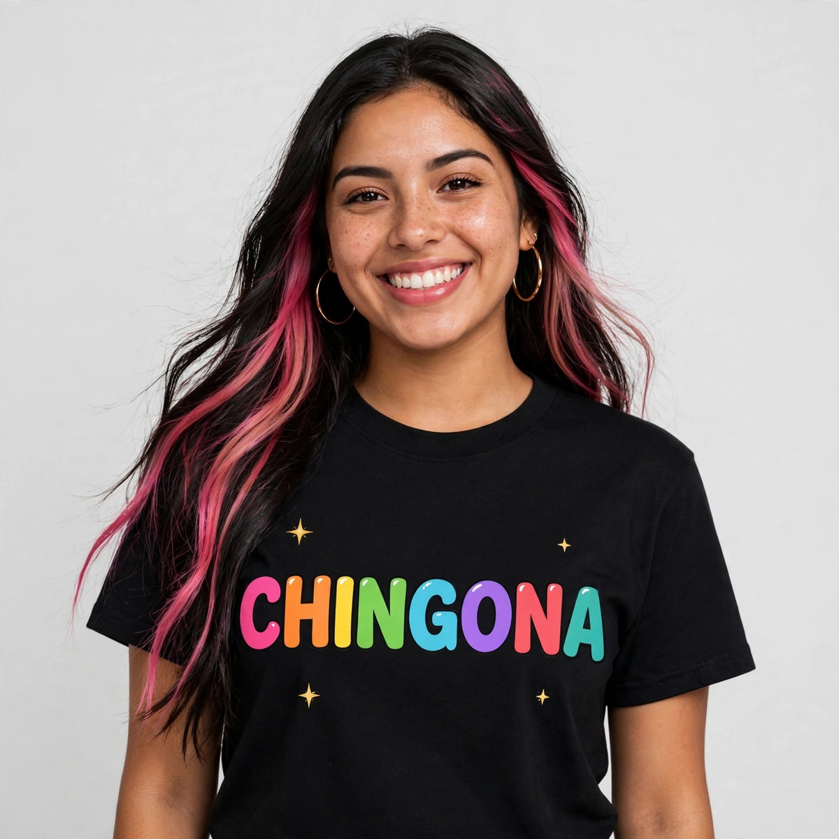 Chingona Shirt, Funny Latina T-Shirt, Colorful Chingona Tee, Latina Power Gift