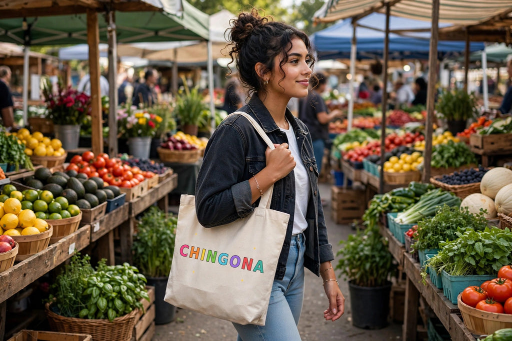 Tote Bag CHINGONA | Bolsa de Tela Latina Reutilizable