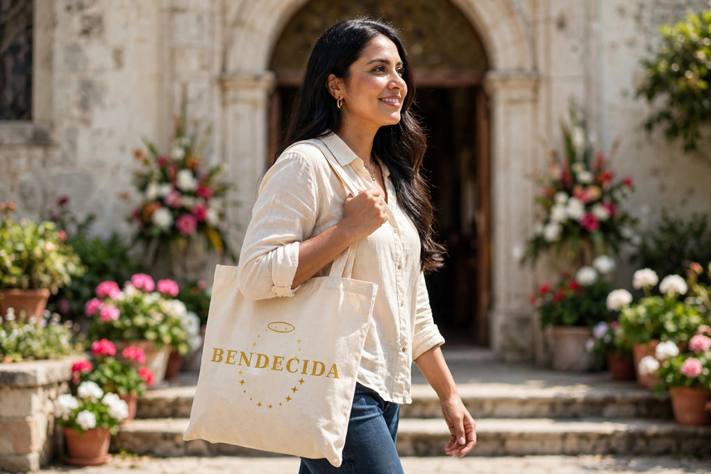 Tote Bag BENDECIDA | Bolsa de Tela Latina