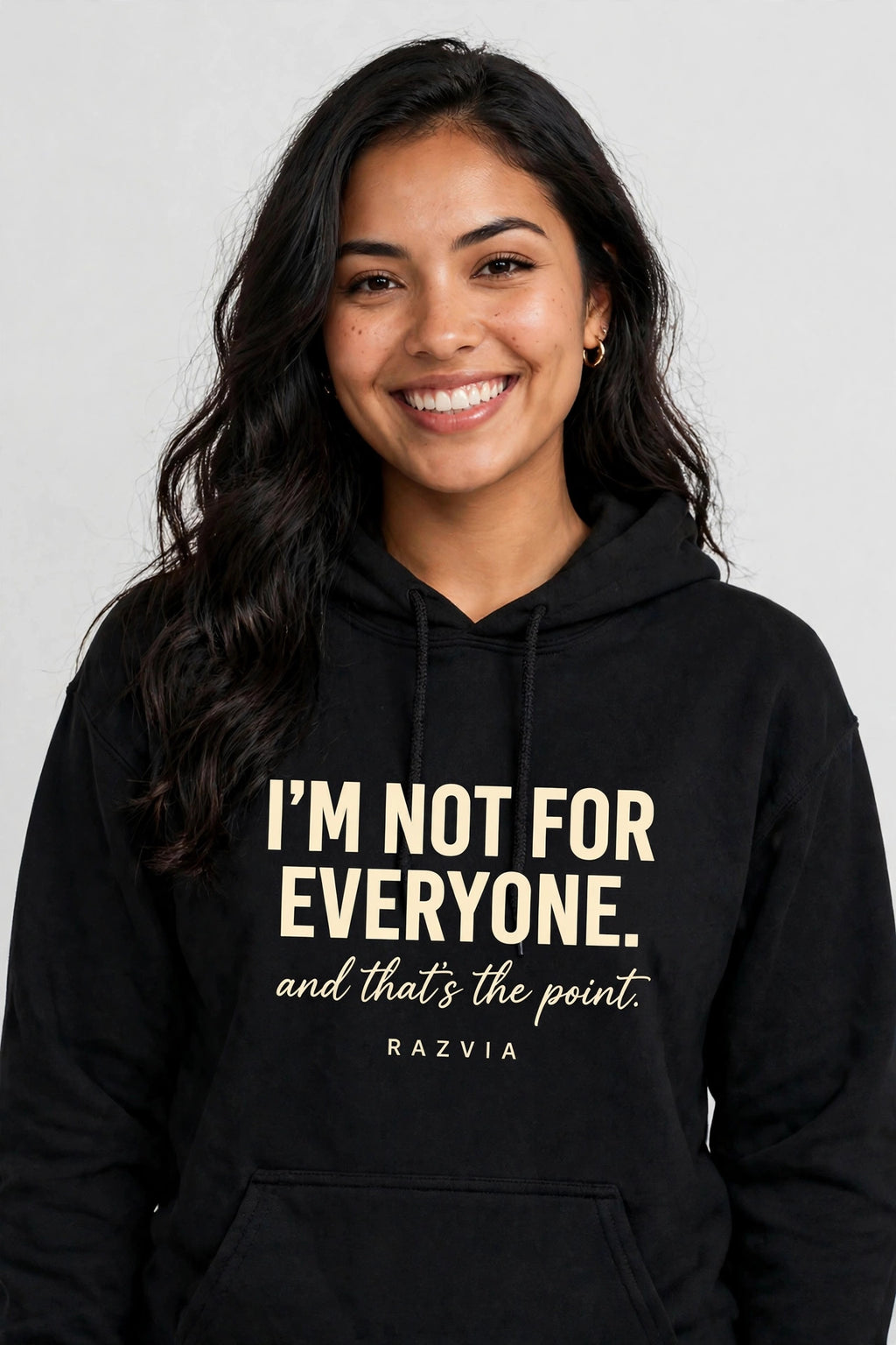 Im Not For Everyone Hoodie | Motivational Streetwear Hoodie Women | Inspirational Quote Hoodie | Sassy Gift for Her | Razvia