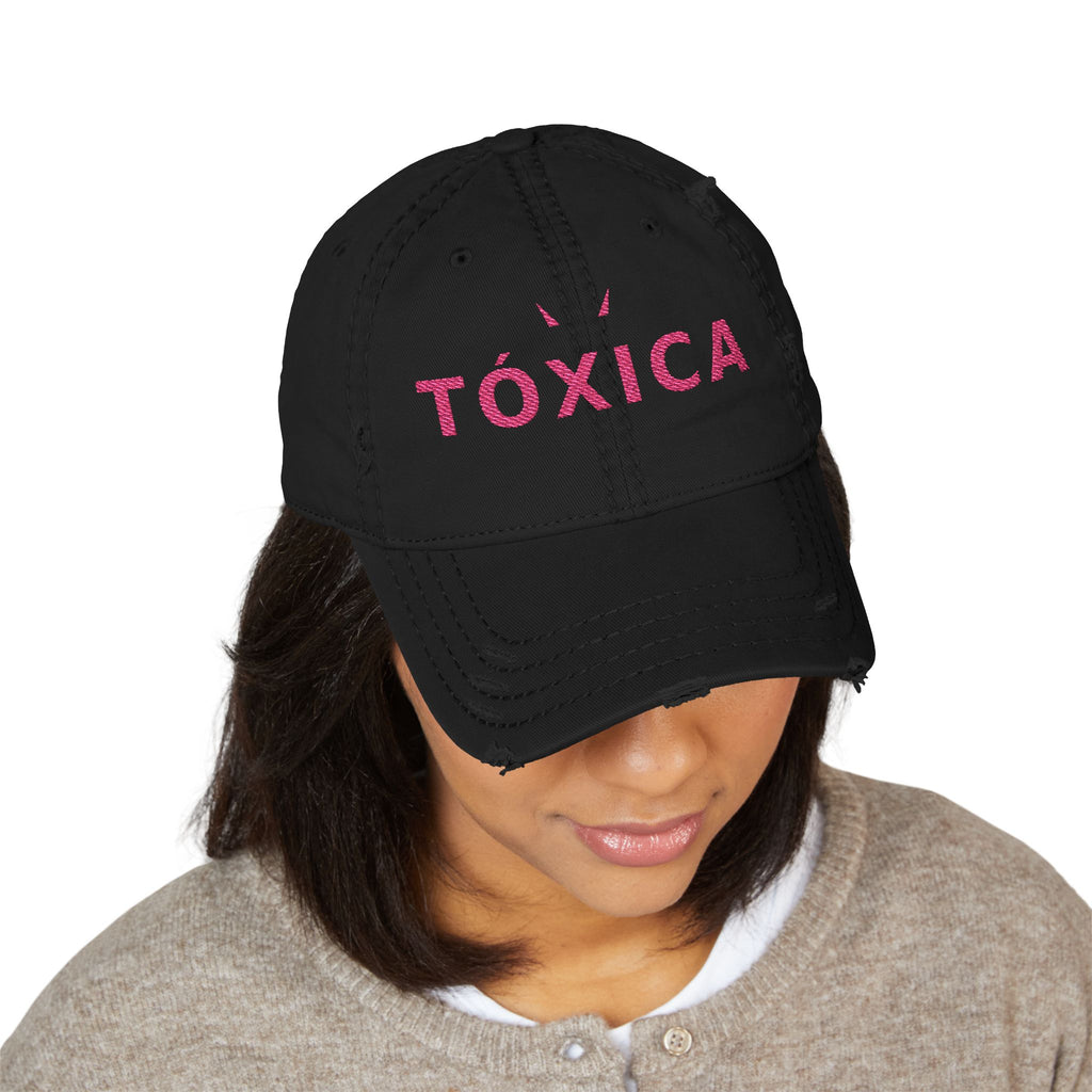 Toxica Hat, Funny Latina Embroidered Dad Hat, Toxic Latina Gift, Spanish Humor Cap for Women