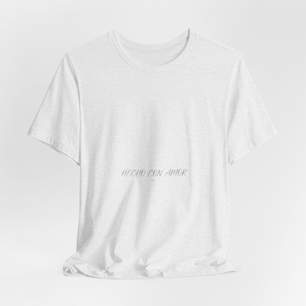 Hecho con Amor Shirt, Minimalist Spanish T-Shirt, Made with Love Tee, Latina Gift
