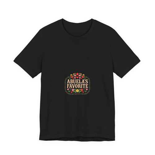 Abuela's Favorite Shirt, Mexican Embroidery Floral Tee, Latina Grandma Gift, Orgullo Latino Shirt