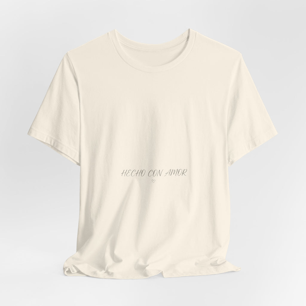 Hecho con Amor Shirt, Minimalist Spanish T-Shirt, Made with Love Tee, Latina Gift